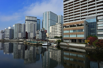 Fototapeta na wymiar city of Shinagawa