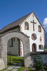 Fototapeta na wymiar Kirche hl. Georg in Obermieming