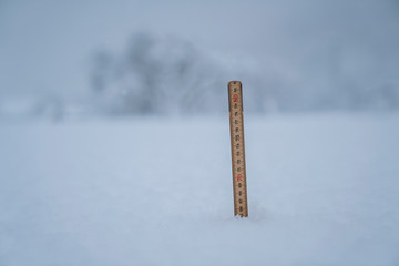 Neuschnee in den Alpen