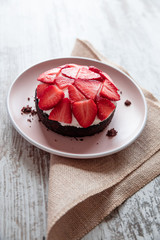 Erdbeer-Schokoladenkuchen