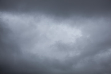 Obraz na płótnie Canvas Cloudscape background of overcast cumulus clouds