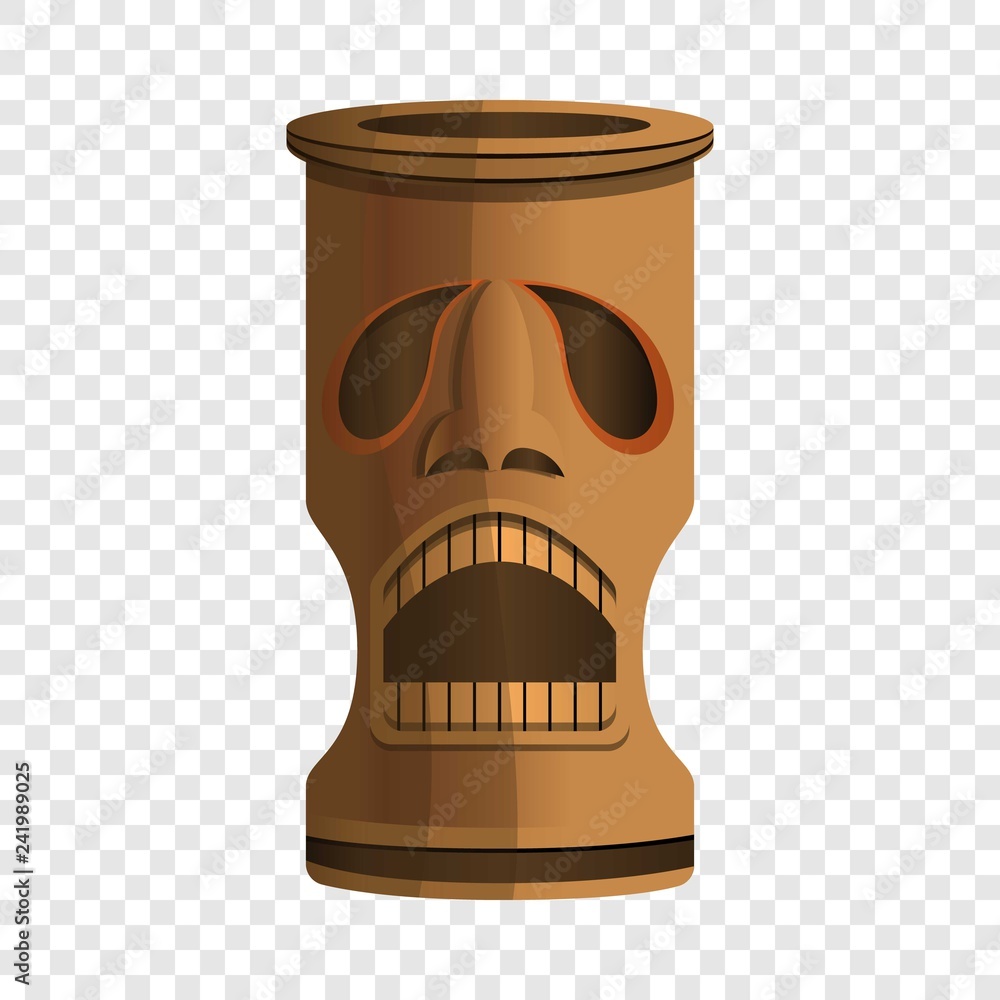 Poster ancient idol icon. cartoon of ancient idol vector icon for web design for web design