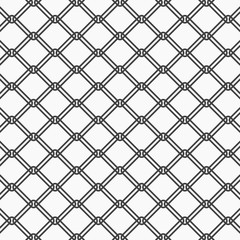 Fototapeta premium fence steel netting seamless pattern. Metal cage background illustration