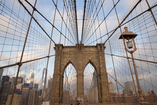 Fototapeta Brooklyn Bridge Sunrise