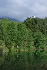 Fototapeta na wymiar am Auwaldsee