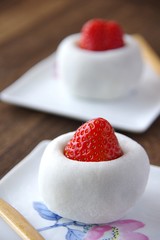 苺大福　イチゴ大福　いちご大福　イチゴ　大福　和菓子
