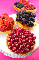 Kleine Frucht-Törtchen - Kuchen, Torte, Obst