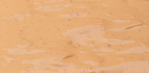 Paprika sauce  texture background,top view