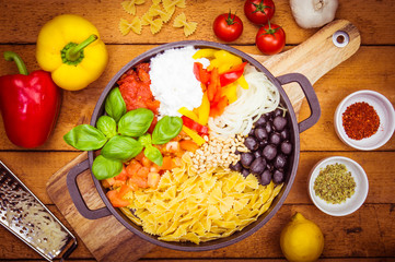 One-Pot-Pasta - Mediterrane Pasta