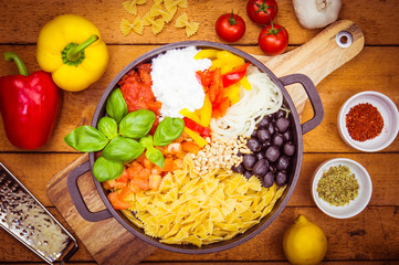 One-Pot-Pasta - Mediterrane Pasta