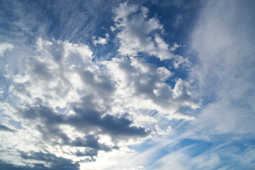 Sky and clouds background