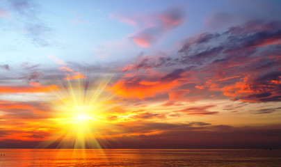 Tropical sunset