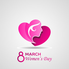 Happy Women's day vector illustration