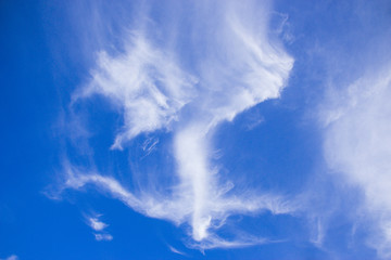blue sky with clouds