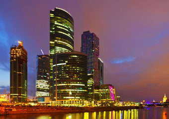   Moscow city business center