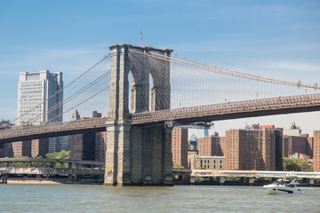 Fototapeta na wymiar brooklyn bridge in new york