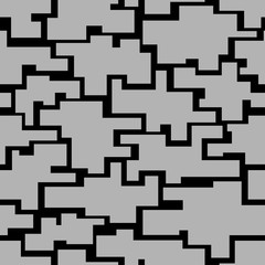 seamless geometric monochrome pattern