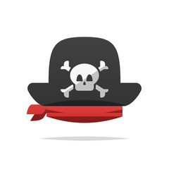 Pirate hat vector isolated