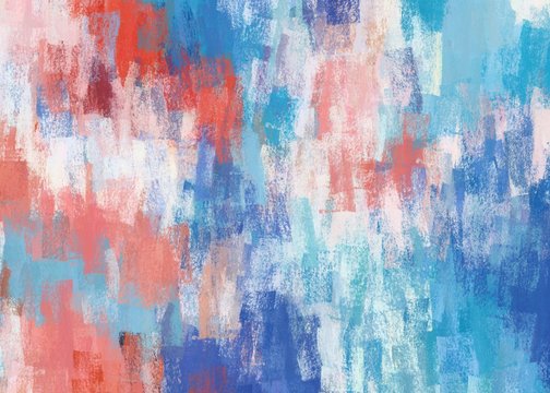paint like illustration art abstract background - beautiful matching color © QuietWord