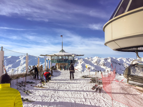 S&ouml;lden, Skilift, Skifahren 