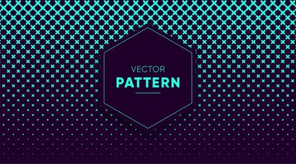 Blue vector halftone for backgrounds and designs