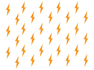 Lightning bolts pattern. Thunder bolt pattern energy lightning vector background