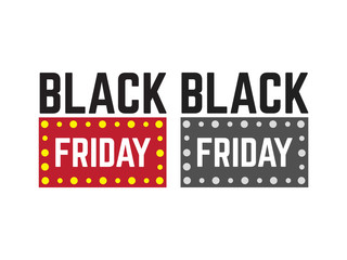 Black friday frame. Sale business banner. Special offer for black friday Sale