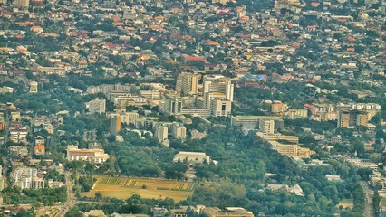 aerial view of the  chiang mai city Thailand
