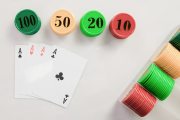 Fototapeta na wymiar Playing cards.