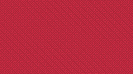 Chinese geometric pattern for banner or poster. Chinese New Year background. Vector illustration