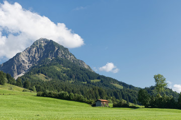 alte Scheune am Nebelhorn
