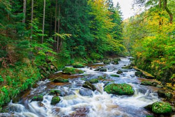 river szklarka in poland