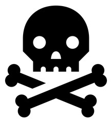 Pirate Skull Crossbones Icon