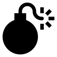 Time Bomb With Lit Fuse Icon