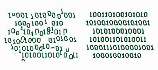 Binary code glitch