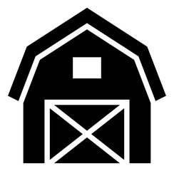 Barn Building Farm Icon © Marc
