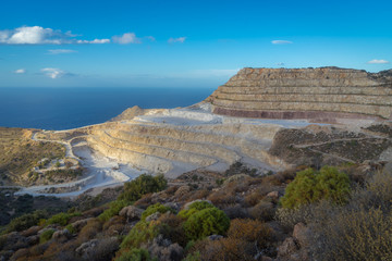 Fototapeta na wymiar Agios Nikolaos, Crete - 09 29 2018: Panoramas of Mirabello Bay