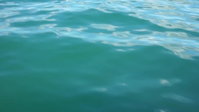 water motion video, with small moving waves
