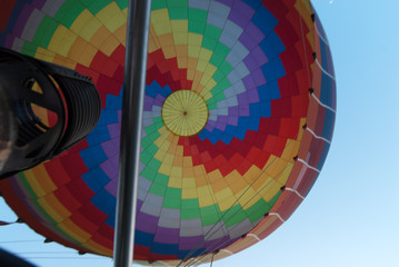 Hot air balloon in Laos