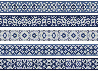 Seamless decorative borders