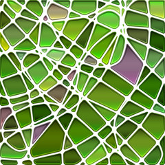 abstract vector stained-glass mosaic background