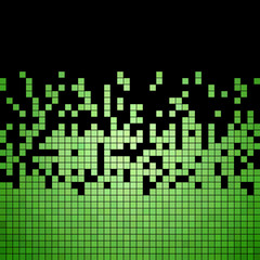 abstract vector square pixel mosaic background