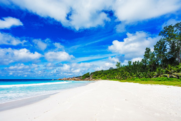 paradise beach on the seychelles, petite anse, la digue 4