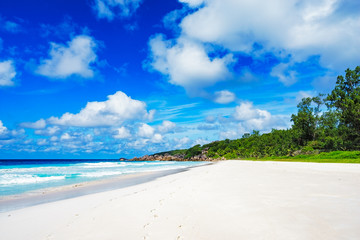 paradise beach on the seychelles, petite anse, la digue 6