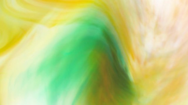 Colored paint beautiful spread in liquid, realtime shot