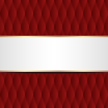 red background with decorative pattern and copy space