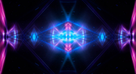 Fototapeta premium Neon lights background