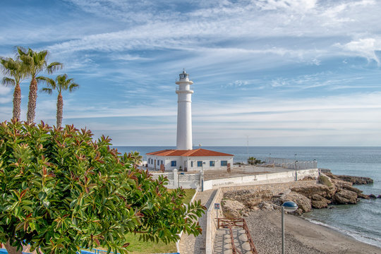 the lighthouse of Torrox Spain