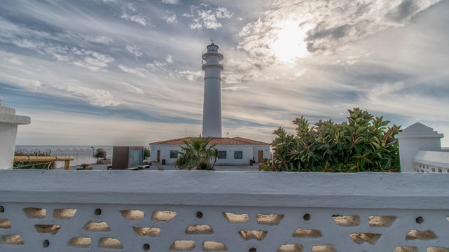 the lighthouse of Torrox Spain