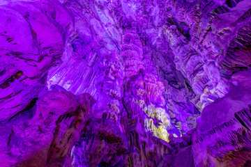 Colorful St. Michaels Cave Gibraltar